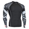 men's clothing compression men t-shirt + leggings rashgard kit long sleeves top for fitness man tracksuit thermal underwear base