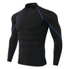 Thermo shirt high collar men's underwear sport termal tshirt long sleeve men quick dry compressed underwear clothes men bielizna